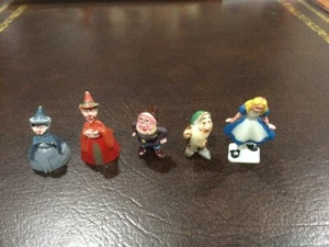 Marx Disneykins Alice in Wonderland,Sleepy,Happy, Cinderella’s Fairy Godmothers  - Picture 1 of 2