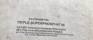 5 kg Phosphat Dünger Triple-Superphosphat TSP 46 % P2 O5 gekörnt Phosphordünger - Bild 1 von 1