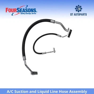 Conjunto de manguera de línea líquida y succión de aire acondicionado Dodge D150 1986-1989 4 estaciones Foto 1 de 4