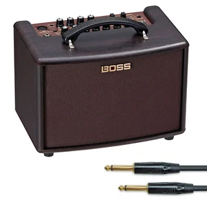 Boss AC-22LX Tragbarer Akustikverstärker für Gitarre und Gesang + keepdrum Kabel - Picture 1 of 9