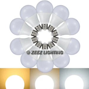 5W 7W 9W 12W LED Light Bulbs A19 E26 Soft Warm Cool Bright White Daylight Lamp - Picture 1 of 60