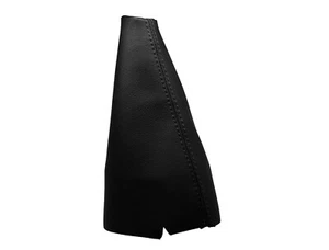 Black Stitch Fits PEUGEOT 1007 (2004-2009) Gear Gaiter 100% Leather - Imagen 1 de 1