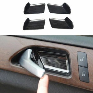 Fit For Benz GLE GLS 2016-2019 Black Titanium Inner Door Bowl Sticker Trim 4pcs - Picture 1 of 6