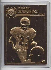 Duane Starks Danbury Mint Ravens Super Bowl XXXV 22kt Gold Limited Edition CD - Bild 1 von 1