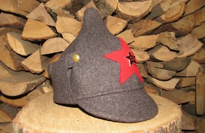 Autentica WW1-WW2 Reliquia Sovietica Armata Rossa Budenovka Berretto Militare Replica #25 - Immagine 1 di 4