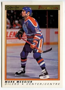1990-91 O-Pee-Chee Premier OPC #71 Mark Messier Edmonton oliatori - Foto 1 di 2