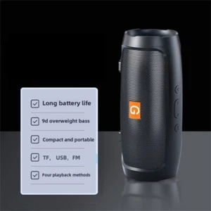 Portable Wireless Bluetooth Speaker Stereo Bass Loud USB FM Stereo Bass Speakers - Picture 1 of 29