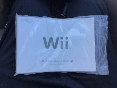 Nintendo Wii Operations Manual Channels and Settings Booklet New - Image 1 of 4