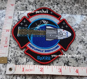 NASA Space CRS SpX-22 Logo Patch Commercial Resupply Services Falcon 9 Crew - Bild 1 von 1
