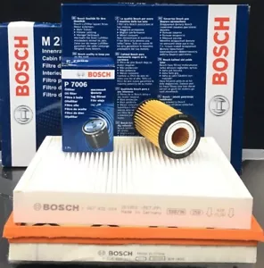 BOSCH SERVICE KIT FÜR VAUXHALL CORSA BENZIN DESIGN STING 13+ LUFT+INNENRAUM+ÖLFILTER - Bild 1 von 1
