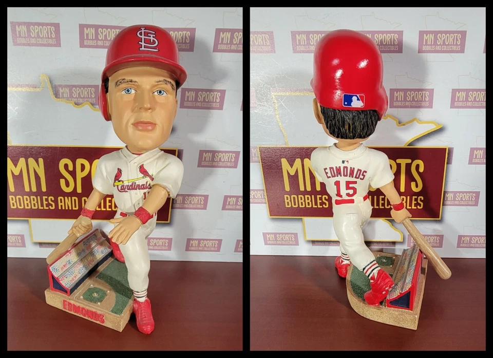 St Louis Cardinals FOCO Bobblehead Field Tribuna Base Jim Edmonds Foto 1 de 1