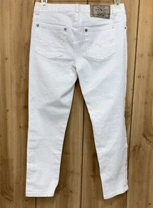 Polo Ralph Lauren Jeans Girls 12 White Skinny Jeans Stretch Denim 5 Pocket Pants - Picture 1 of 5