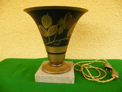 LAMPE ART DECO signée « A. DUCOBU » - Photo 1/4