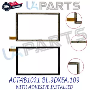 For ACER ACTAB1021 BL.9DXEA.109 Touch Screen Digitizer Glass With Adhesive Black - Picture 1 of 4
