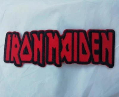 IRON MAIDEN PATCH ECUSSON Patch thermocollant rouge  - Photo 1/2