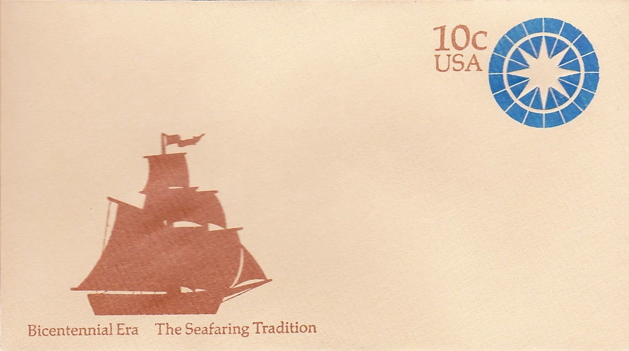 US Postal Stationery Scott #U571 Mint Entire - 10 Cents Seafaring Tradition Nice - Image 1 of 1