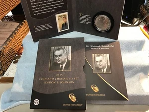 2015 Coin and Chronicles LBJ Set - Reverse Proof - Picture 1 of 2
