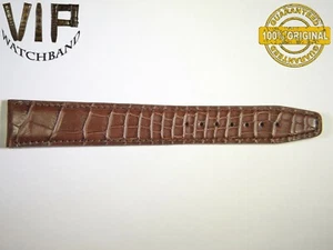 OEM Authentic IWC ONE LONG PART strap 22 mm croco BROWN - Picture 1 of 2