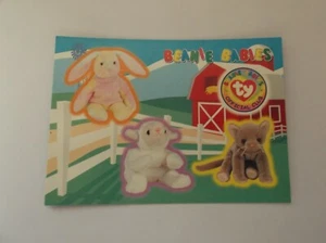 Ty Beanie Babies Official Club "THE BARNYARD 2" #4 Sticker Trading Card 1999 - Picture 1 of 2