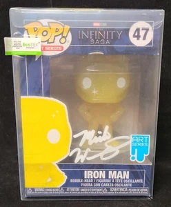 Iron Man Infinity Saga Mick Wingert Autographed Funko Pop #47 Beckett COA - A - Picture 1 of 9