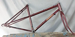 1986 Raleigh Grand Mesa MNT Tour MTB Bike Frameset 18" Large Steel USA Shipper:) - Picture 1 of 17