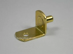 (100) Soportes de estante de gabinete en forma de L de latón de 5 mm - Imagen 1 de 1
