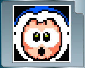 ICE MAN Mugshot Sprite from MEGA MAN Vinyl Decal #1 Car Truck Laptop Sticker - Picture 1 of 1