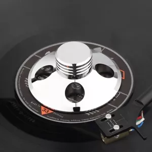 Abrazadera de disco estabilizadora de peso para disco de vinilo de metal de aluminio Preffair para tocadiscos - Imagen 1 de 10