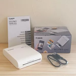 Canon Compact photo printer SELPHY SQUARE QX10 Sticker Sync with smartphone - Picture 1 of 11