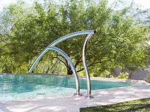 S.R. Smith Designer Series Deck To Deck Return Stair Rail 1.90 x .065 304 SS - Picture 1 of 3