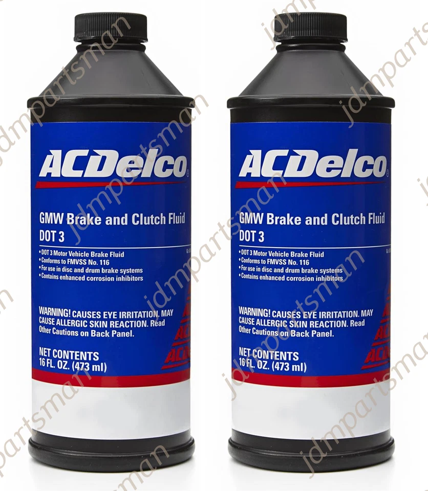 Líquido de frenos y embrague ACDelco Dot 3 10-4110 (16 oz.) - Pack de 2 - para Chevy GMC Foto 1 de 1