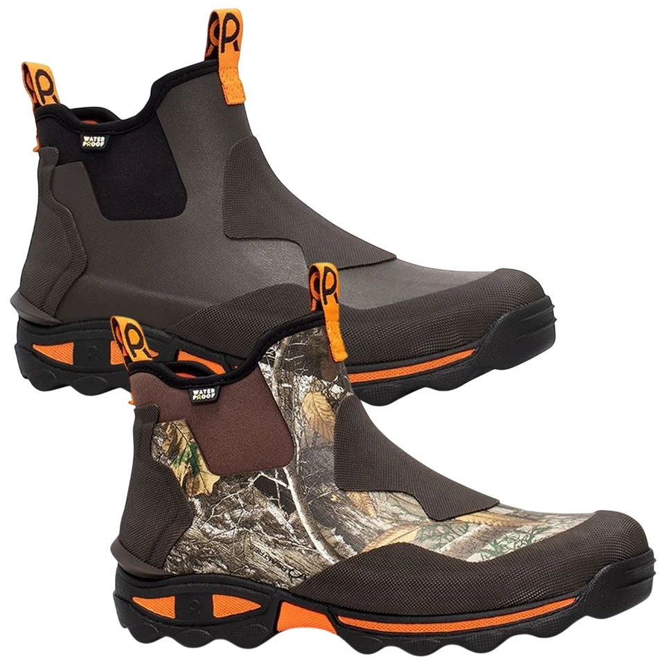 Rouchette Herren Clean Wild Stiefeletten Wasserdicht Garten Gummistiefel Selbstreinigend