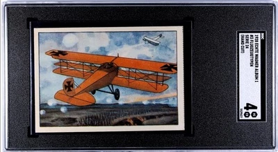1928 Echte Wagner Album 1 Serie 24 #3 Manfred Von Richthofen Red Baron RC SGC 4 - Image 1 of 3
