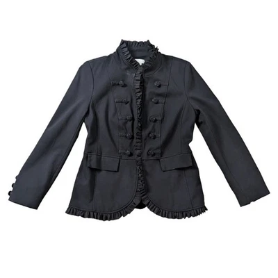Chicos Military Style Jacket Blazer Women's Size 0 Grunge - Image 1 of 4