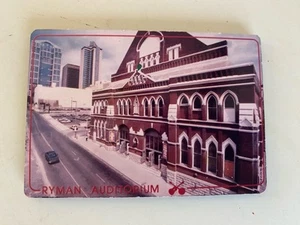 Imán cuadrado de goma para nevera Ryman Auditorium vintage de 2" x 1,5" - Imagen 1 de 1