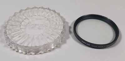 Tiffen 72mm Haze-1 Filter USA w/ Case for Canon Nikon Pentax Sigma Lens - Image 1 of 4
