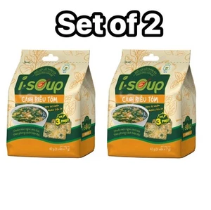 Juego de 2 Sopas Vietnamitas Sopa de Camarones Mezcla Canh Rieu Tom Listo en 3 Mines 6 Tabletas - Imagen 1 de 9