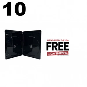 10 estuches dobles PREMIUM negros brillantes 4K Blu-Ray 11 mm **1-3 días - Imagen 1 de 5