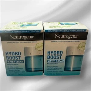 Neutrogena Hydro Boost Water Cream Fragrance Fee 1.7oz / 50ml Each (2 Pack) - Picture 1 of 7