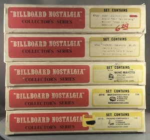 Train Miniature - 5 Empty 3 Car Set Boxes - Foto 1 di 3