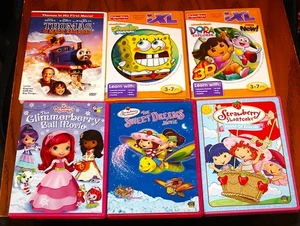 DVD LOT 6: STRAWBERRY SHORT CAKE, DORA, SPONGEBOB SQUAREPANTS, THOMAS & FRIENDS - Picture 1 of 1