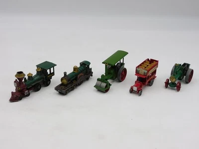 Lesney Yesteryear Y 1 2 11 13 14  Road roller Loco Omnibus lot Matchbox  - Immagine 1 di 4