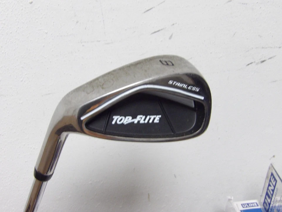 LH Top Flite Stainless 8 Iron Regular Flex Steel Very Nice!! - Image 1 of 3