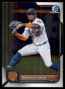Bowman Chrome 2022 Francisco Lindor New York Mets #73 - Imagen 1 de 2
