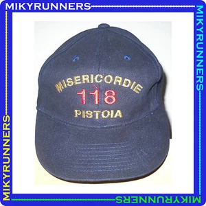 Berretto blu navy ricamato Misericordie 118 Pistoia - Foto 1 di 1