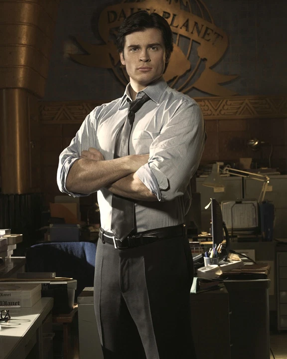 ** (TOM WELLING) ** SMALLVILLE * (глянцевый 8 x 10) печати - Изображение 1 из 1