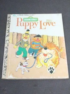 Sesame Street: Puppy Love Little Golden Book Misprint double pages see photo's - Picture 1 of 7