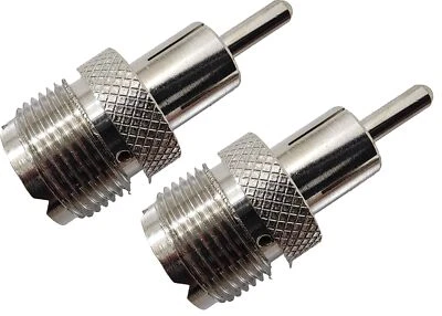 2 Lote Firestik AR-2 CB Radio Adaptador Coaxial PL-259 a Motorola AM/FM Radio Pin Plug Foto 1 de 4