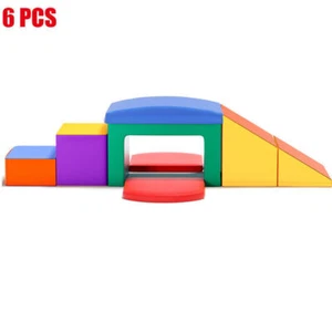6PCS Climb and Crawl Activity Playset Soft Foam Blocks for Toddler Learning - Picture 1 of 12