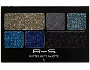 BYS Glitter Glitzer Gel für Augen und Gesicht Auge 6 Farbtöne Make-up Palette - Azure Blaze - Bild 1 von 1